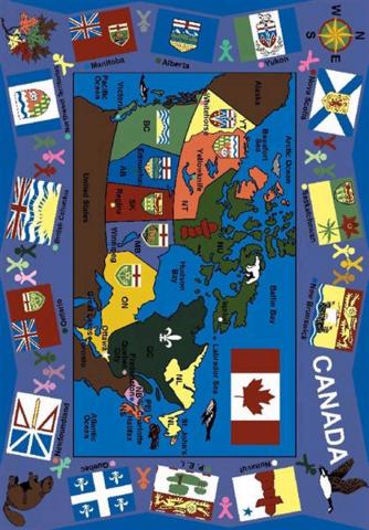 flags emphasize Canada's