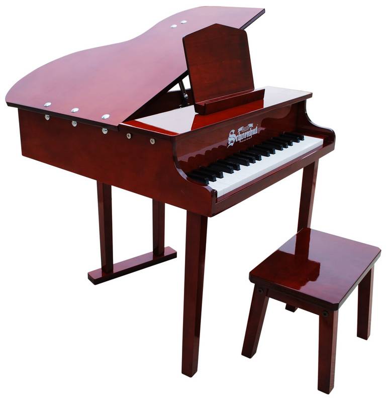 Schoenhut 37 Key Concert Grand Piano - Mahogany 379M