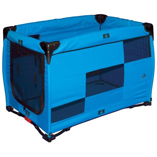 Travel Lite Steel Crate - 42 in - Black (TL5942BK) dog kennel