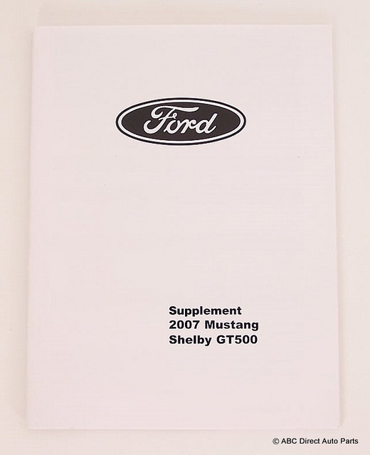 2007 ford owners manual